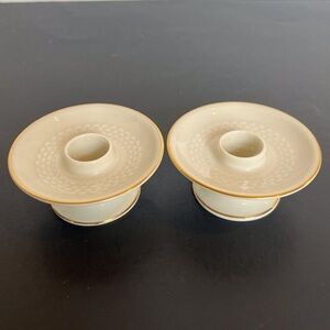 Vintage Pair Thomas Rosenthal Candle Holders Germany